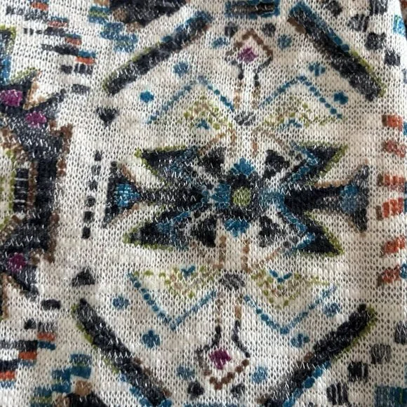 CATO Women's 18/ 20 Open Vest Top Southwestern Boho Tribal Festival Hippie - Picture 14 of 15